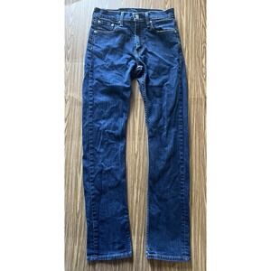 Levis 513 Jeans Mens 29x32 Blue Slim Straight Stretch Denim Dark Wash Pants
